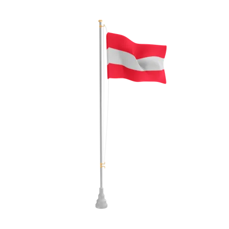Free Áustria  3D Flag