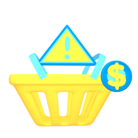 Free Avertissement d'achat  3D Icon