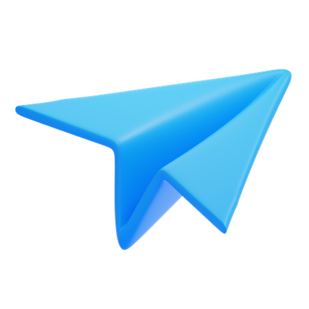 Free Avion de papel  3D Icon