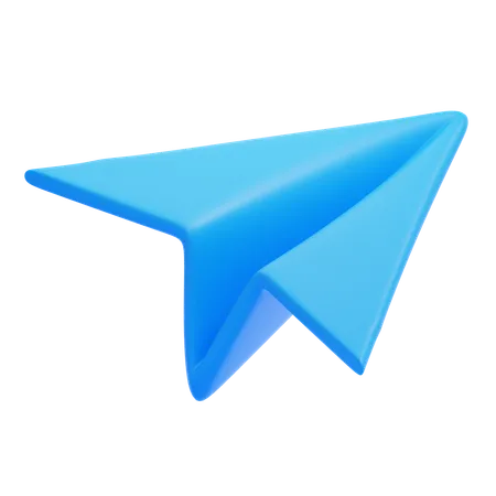 Free Avion de papel  3D Icon