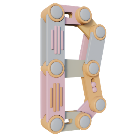 Free B alfabeto  3D Icon