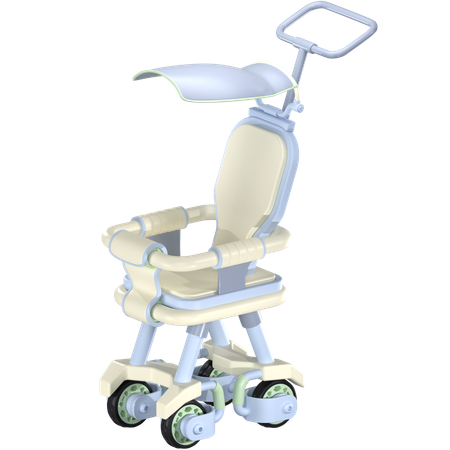 Free Baby Carriage  3D Icon