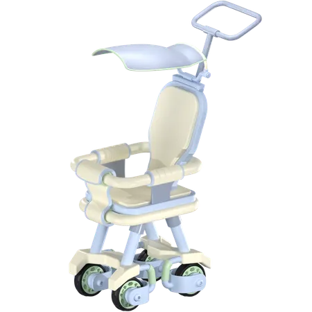 Free Baby Carriage  3D Icon