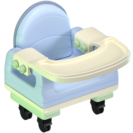 Free Baby Chair  3D Icon