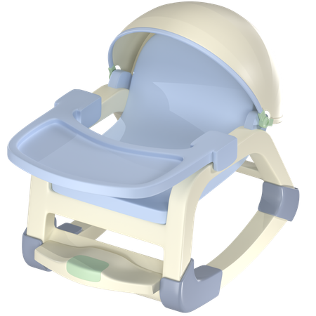 Free Baby Crib  3D Icon