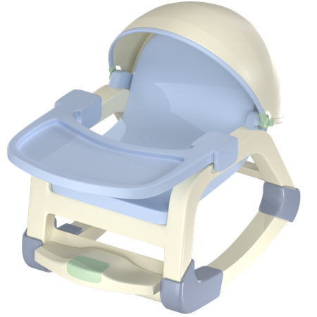 Free Baby Crib  3D Icon