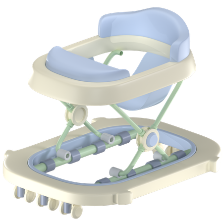 Free Baby Stroller  3D Icon