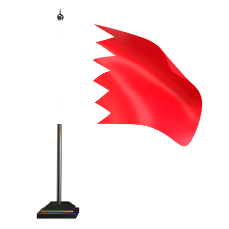 Free Bahrain-Flagge  3D Icon