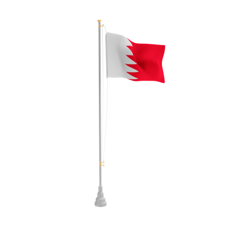 Free Bahreïn  3D Flag