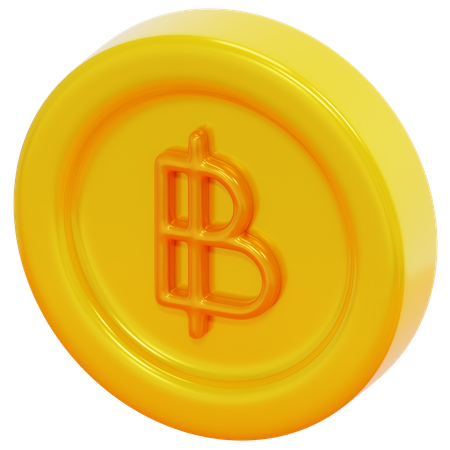 Free Baht tailandês  3D Icon