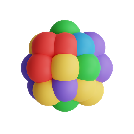Free Balão cluster  3D Icon