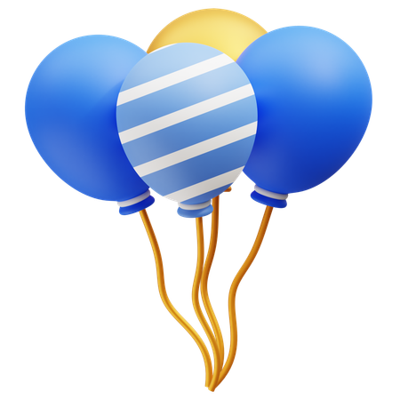 Free Balloons  3D Icon