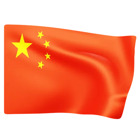 Free Bandeira da china  3D Icon
