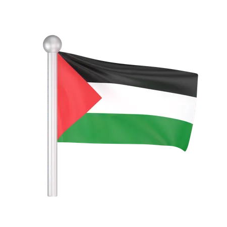 Free Bandeira da Palestina  3D Icon