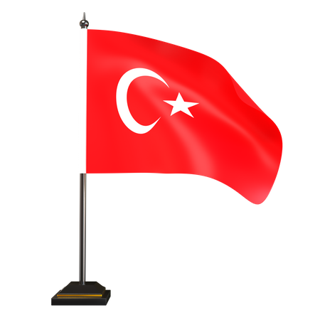 Free Bandeira da Turquia  3D Flag