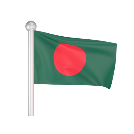 Free Bandeira de bangladesh  3D Icon