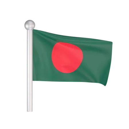 Free Bandeira de bangladesh  3D Icon