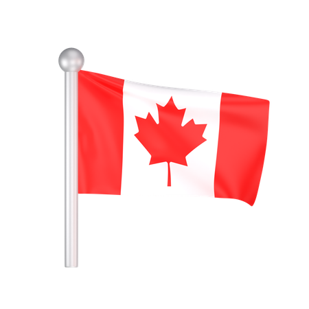 Free Bandeira do Canada  3D Icon