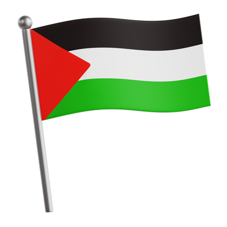 Free Bandeira palestina  3D Icon