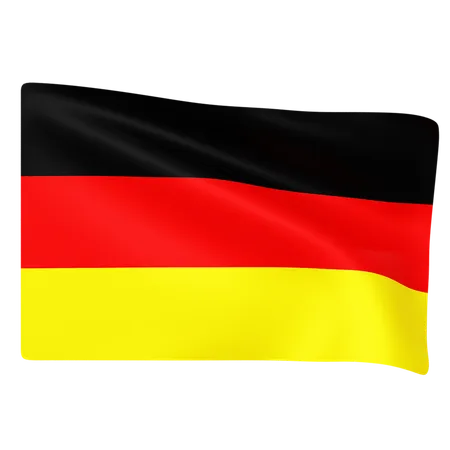 Free Bandera de alemania  3D Icon