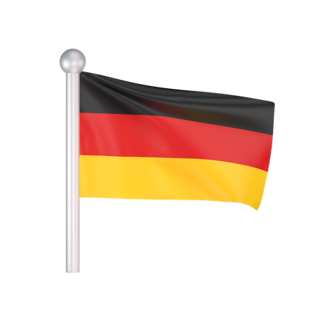 Free Bandera de alemania  3D Icon