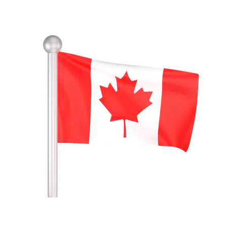 Free Bandera de canadá  3D Icon