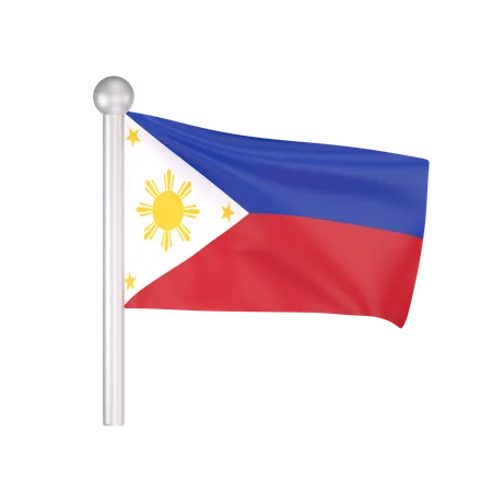 Free Bandera de filipinas  3D Icon