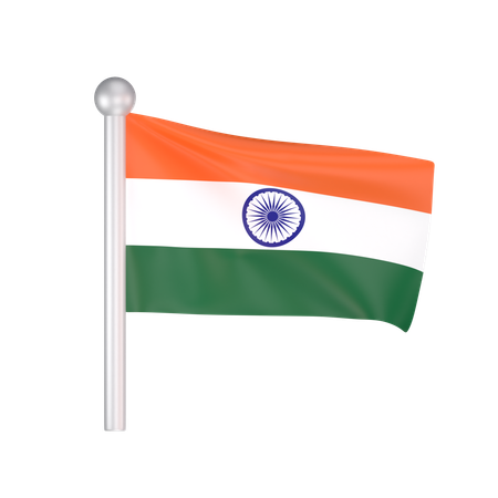 Free Bandera india  3D Icon