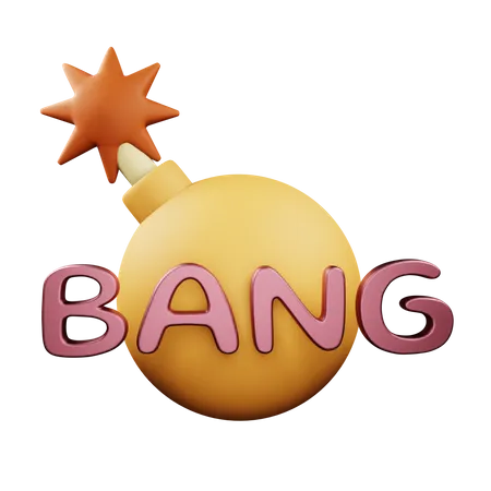 Free Bang  3D Illustration