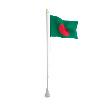 Free Bangladesh  3D Flag
