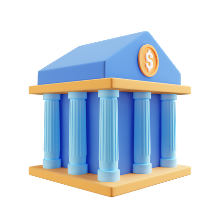 Free Bank  3D Icon