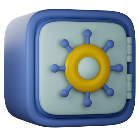 Free Bank Locker  3D Icon