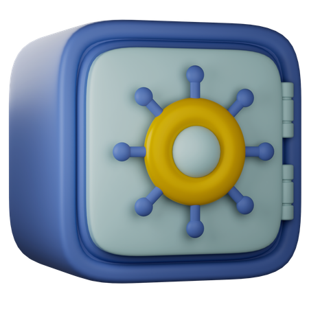 Free Bankschließfach  3D Icon