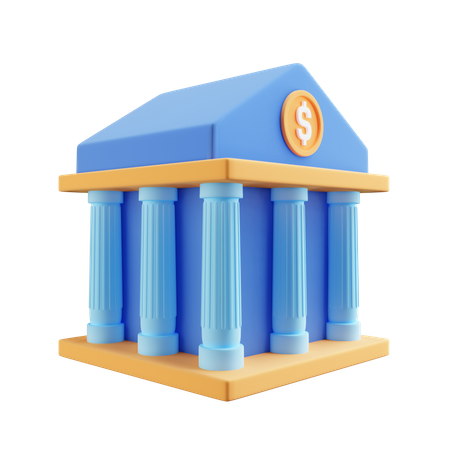 Free Banque  3D Icon