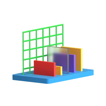 Free Bar Chart  3D Icon