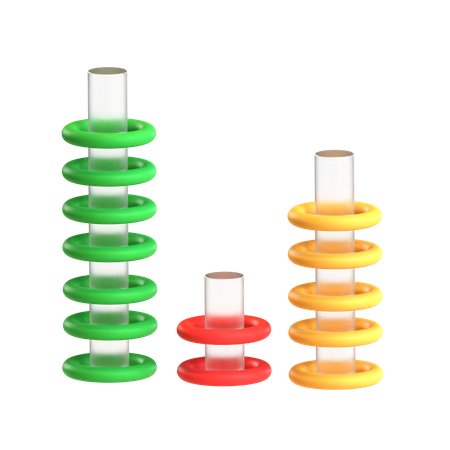 Free Bar Chart  3D Icon