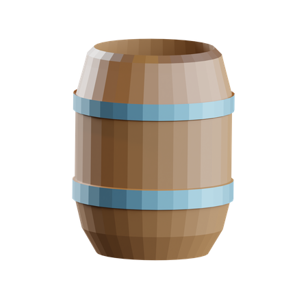 Free Barrel  3D Icon