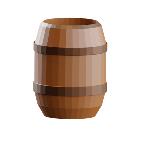 Free Barrel  3D Icon
