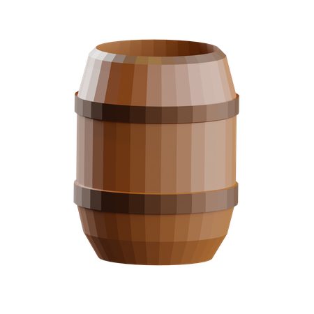 Free Barrel  3D Icon