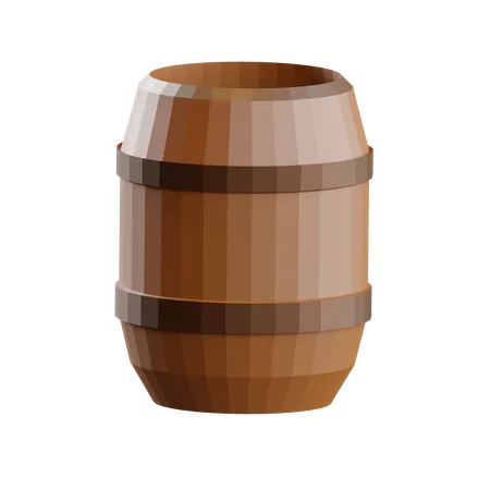 Free Barril  3D Icon