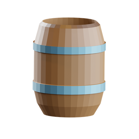 Free Barril  3D Icon