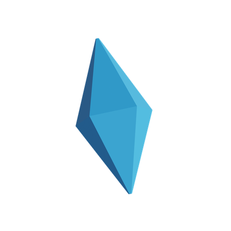 Free Basic Gem  3D Icon
