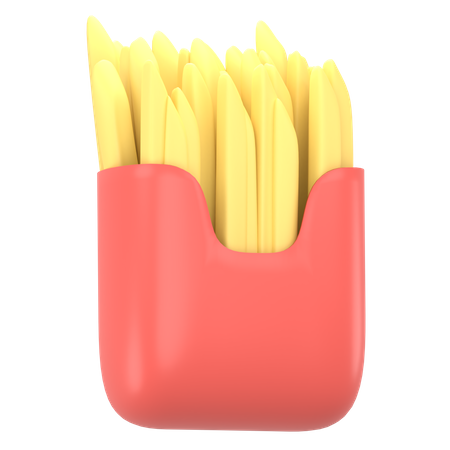 Free Batatas fritas  3D Icon