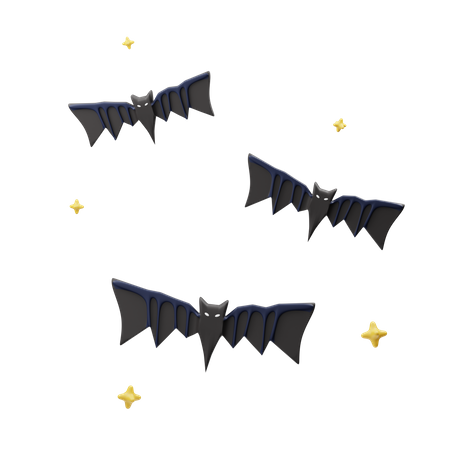 Free Bats  3D Icon