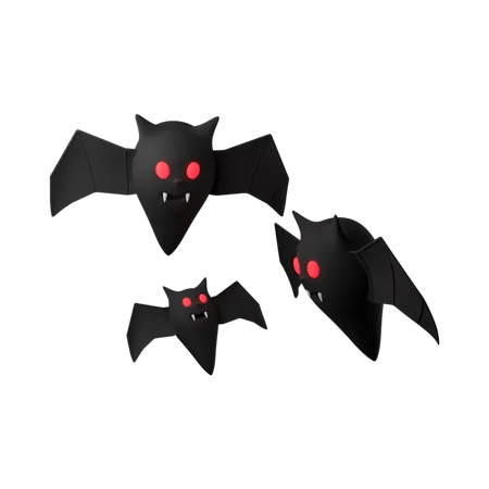 Free Bats  3D Icon