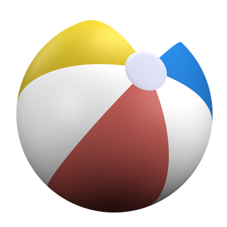 Free Beach ball  3D Icon