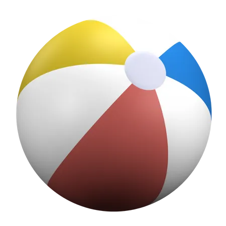 Free Beach ball  3D Illustration