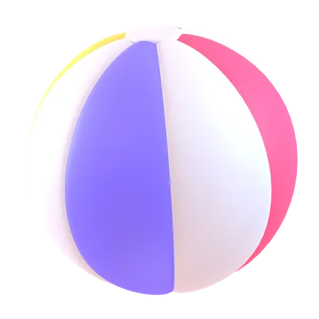 Free Beach Ball 3D Icon