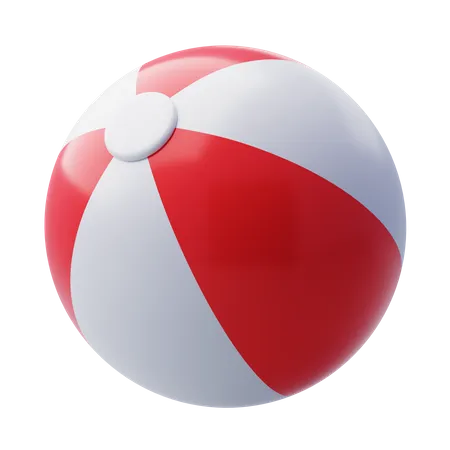 Free Beach Ball 3D Icon