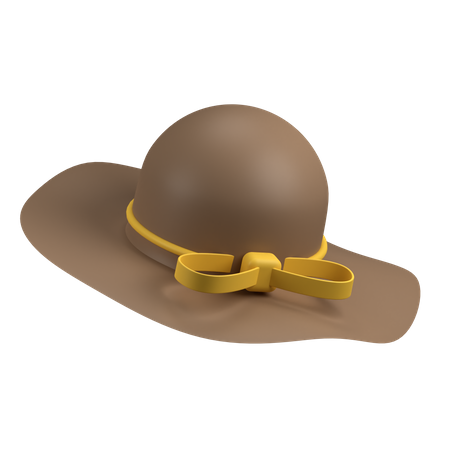 Free Beach Hat  3D Illustration